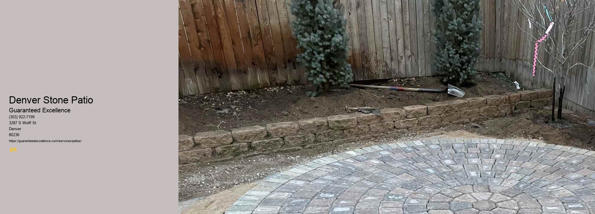 Denver Stone Patio